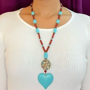 BRAND NEW - HOLISTIC JEWELRY - HANDMADE - ONE OF KIND NECKLACE